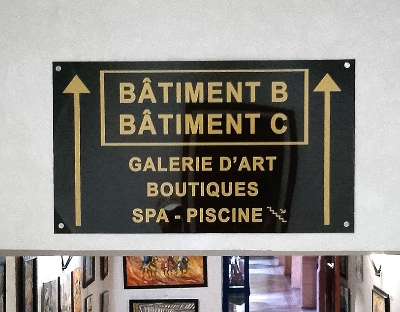 Plaque de signalisation
